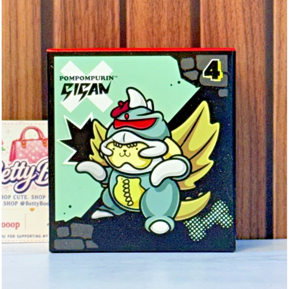 McDonald's HELLO KITTY GOZILLA (Pompompurin x Gigan) Toy #4 [NEW]